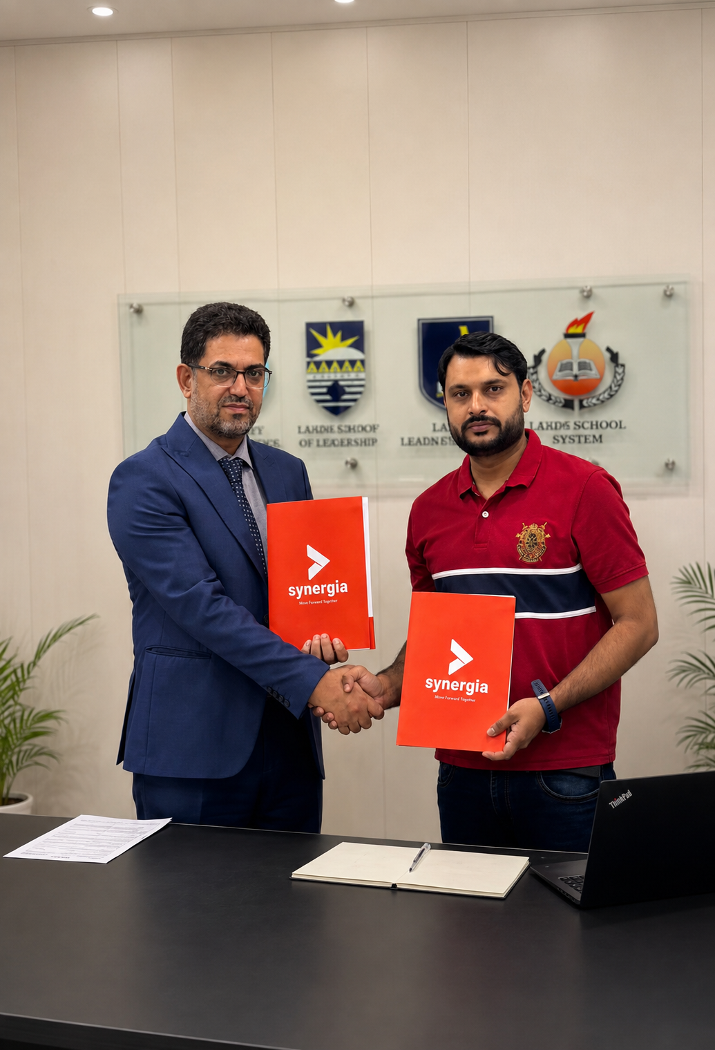 Lahore Leads University and Synergia Global MOU signing